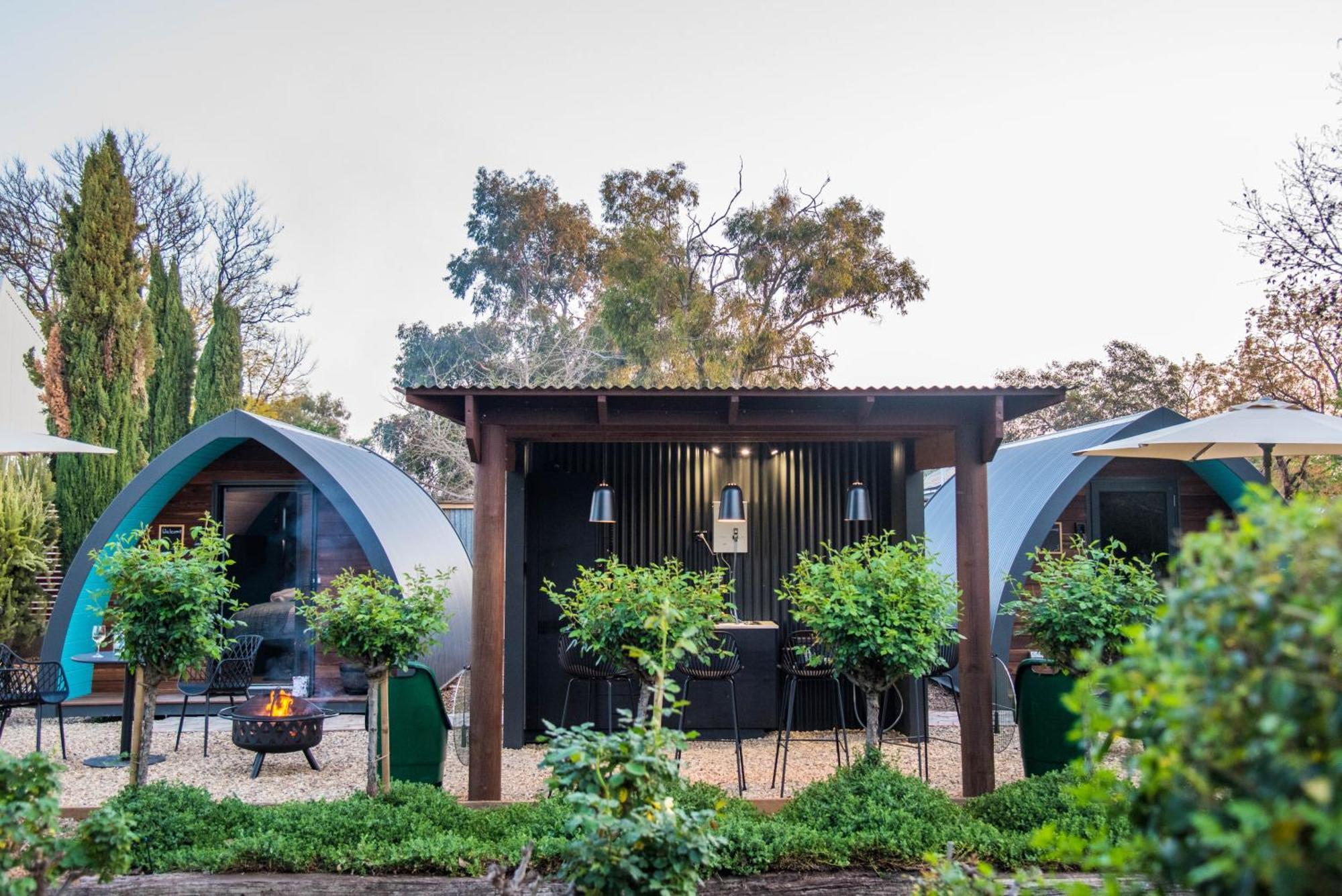 Jen'S Garden Pods Acomodação com café da manhã Griffith Exterior foto